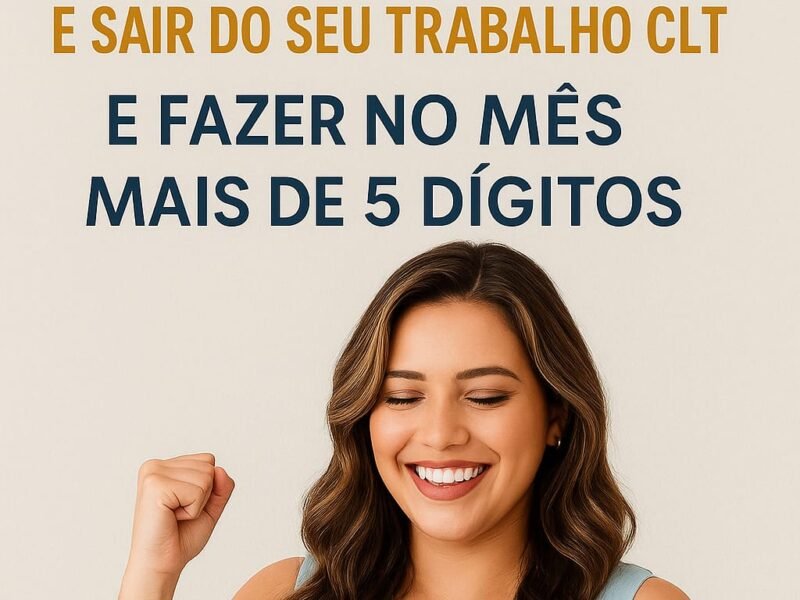 "Cansado de nunca sobra dinheiro no fim do mês?"