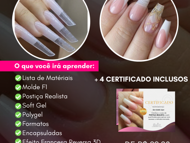 Curso de alongamento de unhas