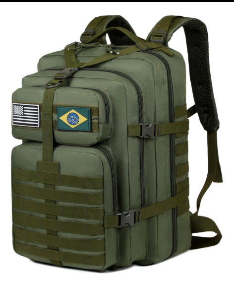 Mochila militar impermeável 50 litros