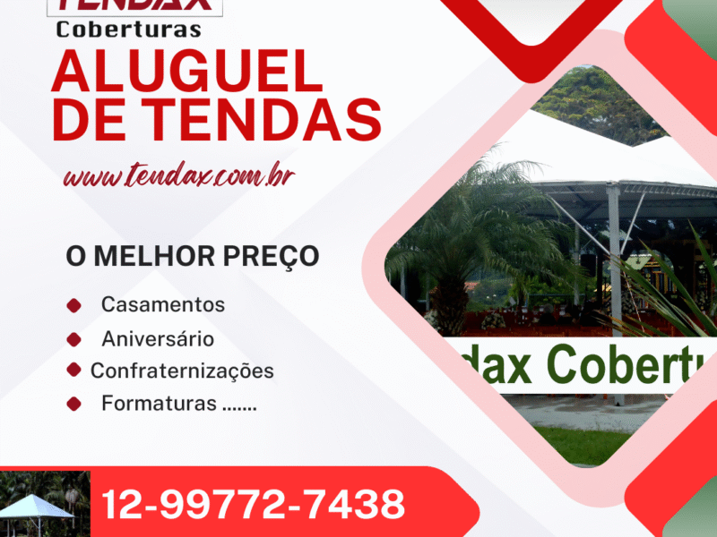 Tenda locação e venda