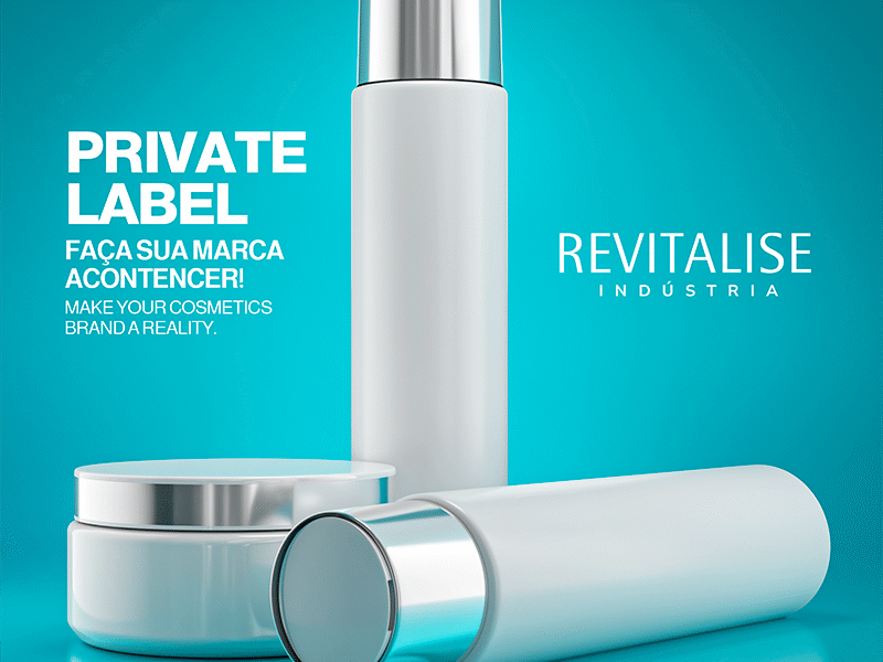 Crie sua própria marca de cosméticos com a Revitalise Indústria!
