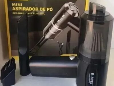 Pagamento Só na Entrega – Aspirador de Pó Portátil Recarregável – Limpeza Rápida em Qualquer Lugar