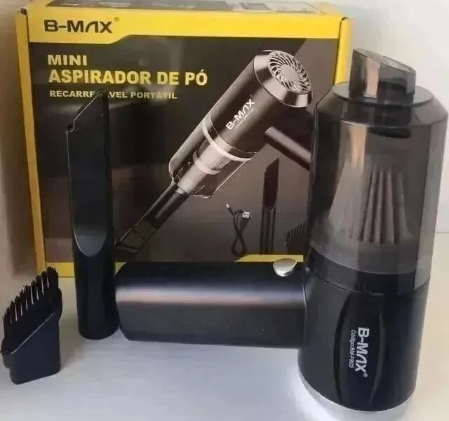 Pagamento Só na Entrega – Aspirador de Pó Portátil Recarregável – Limpeza Rápida em Qualquer Lugar