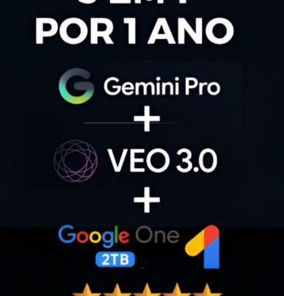 🚀 Combo Vell3 + Gemini por 1 ano