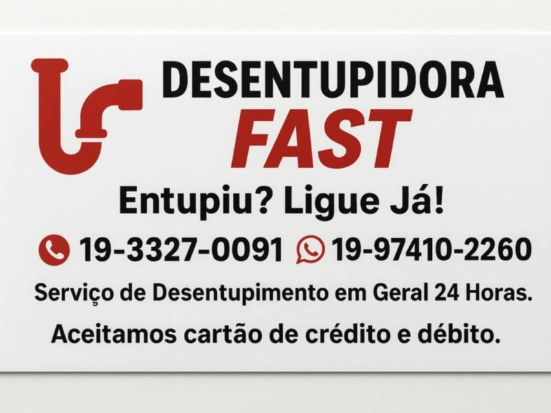 19-97410-2260 Desentupidora no Nova Campinas em Campinas - Desentupidora 24 Horas.