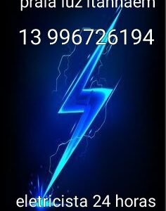 Eletricista itanhaem 13 996726194