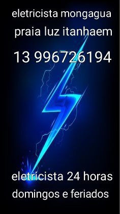 Eletricista itanhaem 13 996726194