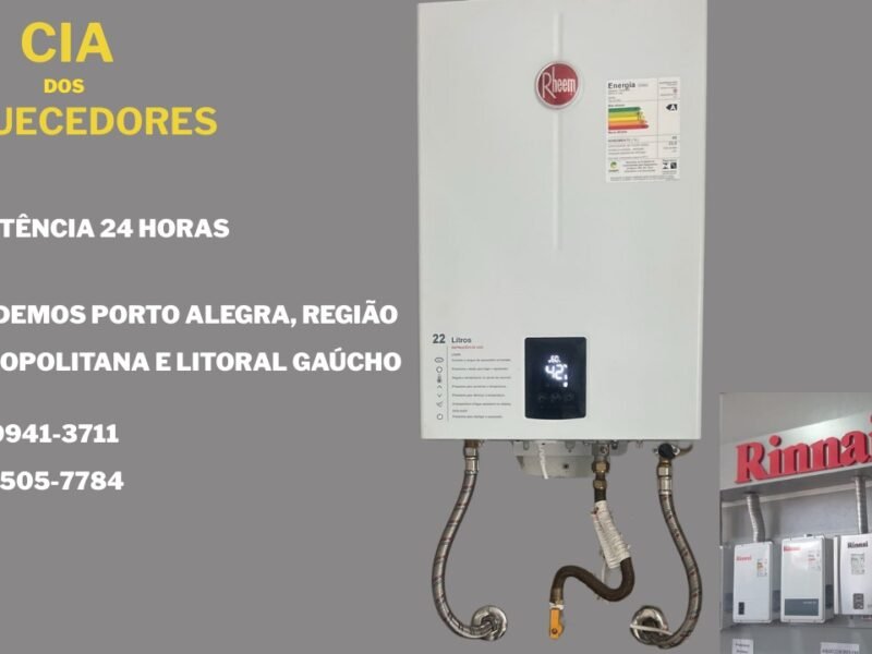 Conserto de aquecedor de água 24horas