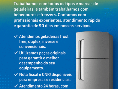 ACDG Refrigeração – Especialistas em Geladeiras de Todas as Marcas!