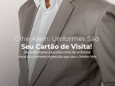 Uniformes que elevam a imagem da sua marca.
