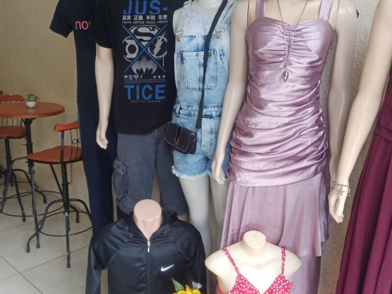 3000 Peças de roupas femininas masculinas e infantis para brechós