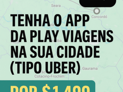 Traga a Play Viagens para Sua Região – Sistema de Corridas Estilo Uber!