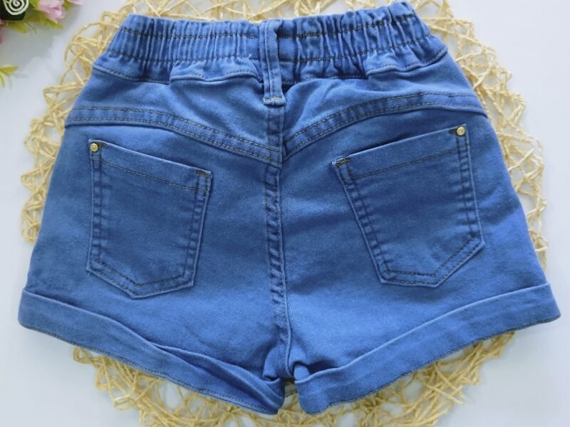Dê uma olhada em Kit 2 Shorts Jeans Elástico Feminino Infantil Verão Lycra por R$88,00. Compre na Shopee agora! https://s.shopee.com.br/8V1LxRBfNf