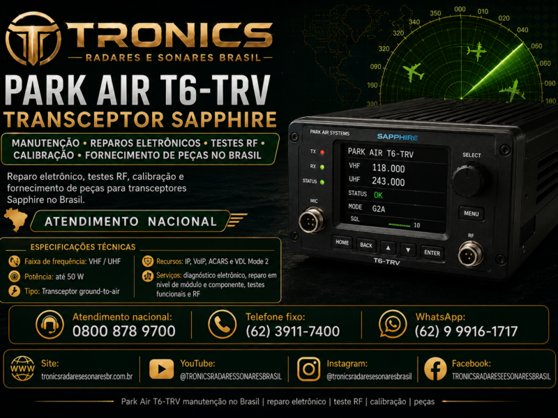 ASSISTÊNCIA TÉCNICA PARK AIR SAPPHIRE TRONICS