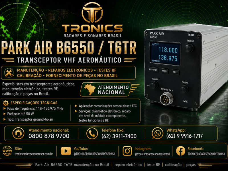 ASSISTÊNCIA TÉCNICA PARK AIR SAPPHIRE TRONICS