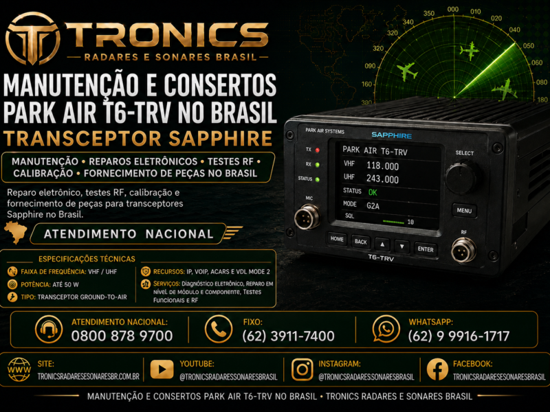 ASSISTÊNCIA TÉCNICA PARK AIR SAPPHIRE TRONICS