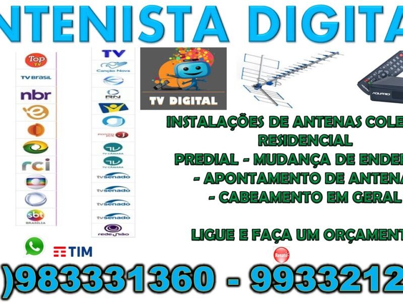 Antenista Brasilia Df Sky - Parabólica 5G - Claro Tv
