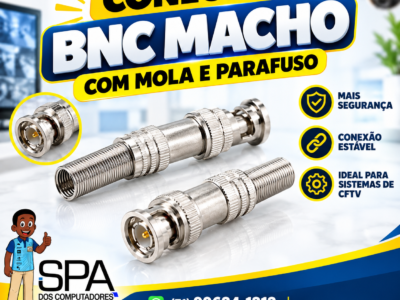 Conector Bnc Para Câmera Ahd em São Cristóvão e Região